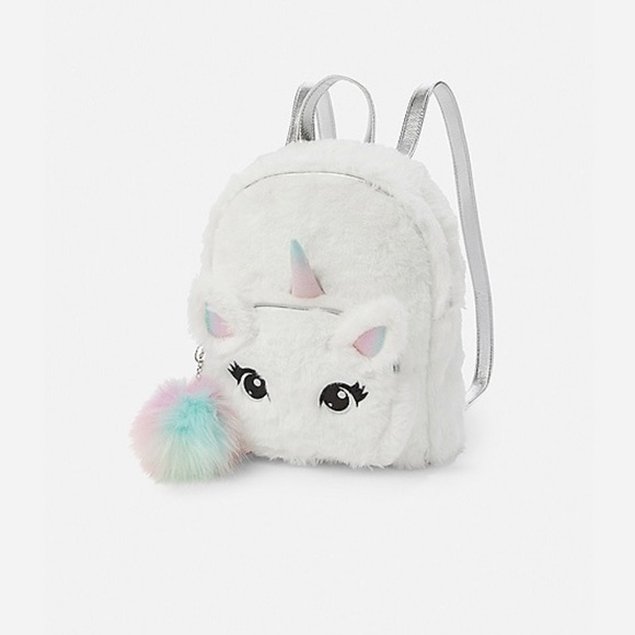 justice mini unicorn backpack